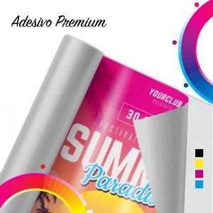 Adesivo Premium Uv 0,10 Venda por Metro Quadrado 4x0 Fosco Corte Reto ou Especial Material para uso EXTERNO e Interno - SOMENTE COLETA NA EMPRESA.