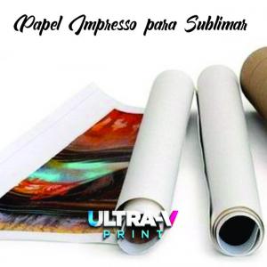 Papel Sublimado 74g Tratado Papel Sublimado Impresso 74g Tratado Medidas Padrões 4x0 Sem Verniz Corte Reto Pedido Mínimo R$ 50,00 - SOMENTE COLETA NA EMPRESA.